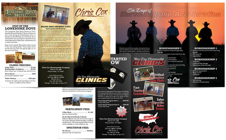 Chris Cox Clinic Brochures