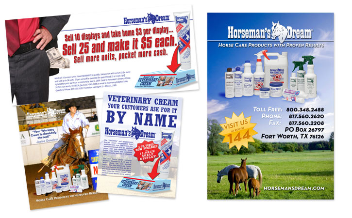 Horseman's Dream Print Ads and Slicks