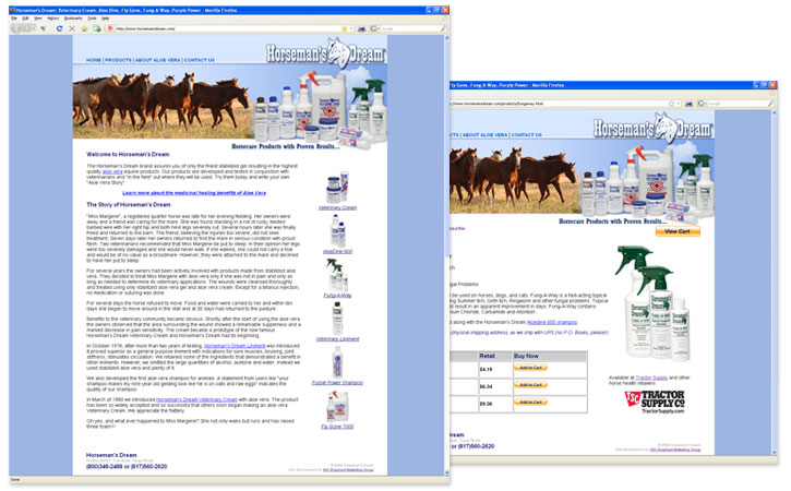 Horseman's Dream Website